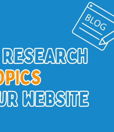 How to Research Blog Topics For Your Website